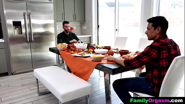 FamilyOrgasm – Teen Shares her Stepdad on Thanksgiving Day