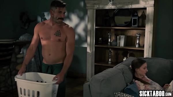 Horny big tits teen Leana Lovings and big ass lesbian babe Laney Grey having hardcore threesome sex