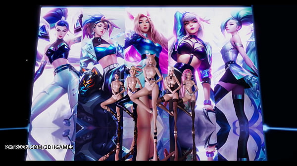 [MMD] Everglow – Dun Dun League of Legends Ahri Akali Kaisa Evelynn Seraphine Hot Naked Dance KDA All Out 4K 60FPS