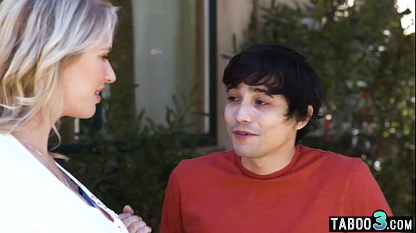 Shocked and embarrassed stepson taboo fucking MILF stepmom Rachael Cavalli