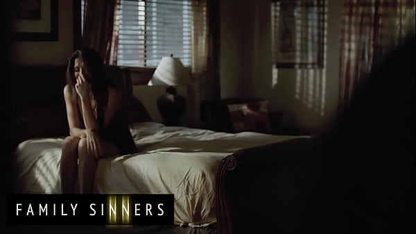 FAMILY SINNERS – Silvia Sage Takes Comfort In Her Stepson  Seth’s Arms When She Gets The Urge To Suck His Big Dick