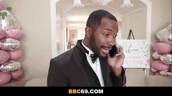 Interracial gangbang for sexy bride Aften Opal!!