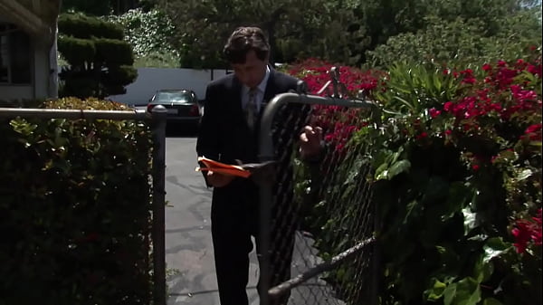 Blonde Gives Suit Man Some Candy