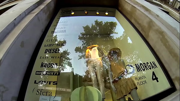 Brunette milf sex in a beach