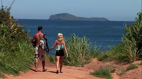 Chloe Delaure Loves Getting DP’d On The Ocean Rocks