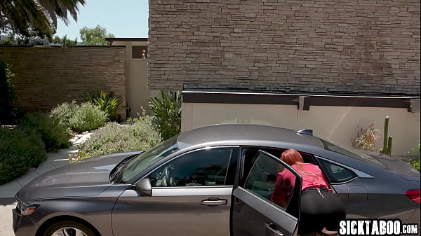 MILF stepmom Lauren Phillips caught stepson jerking off and helped him