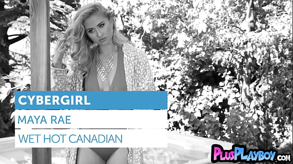 Beautiful blonde MILF Maya Rae posing totally naked after hot striptease