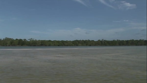 Brazilian Barbie Banks Gets DP’d In The Water