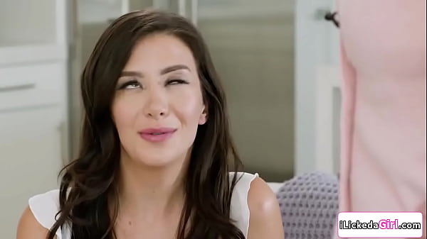 Busty lesbian stepmom facesitting petite teen stepdaughter