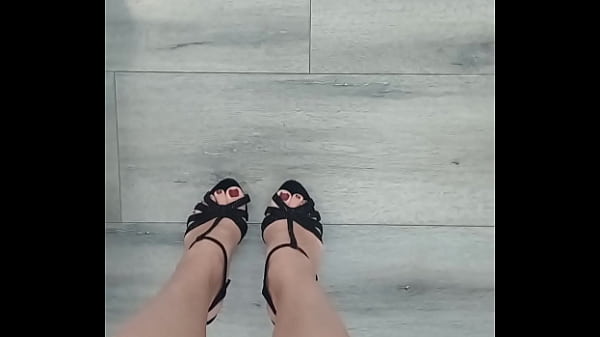 Long legs, stilettos and a one piece